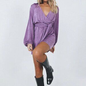 Princess Polly Party Time Mini Dress Purple